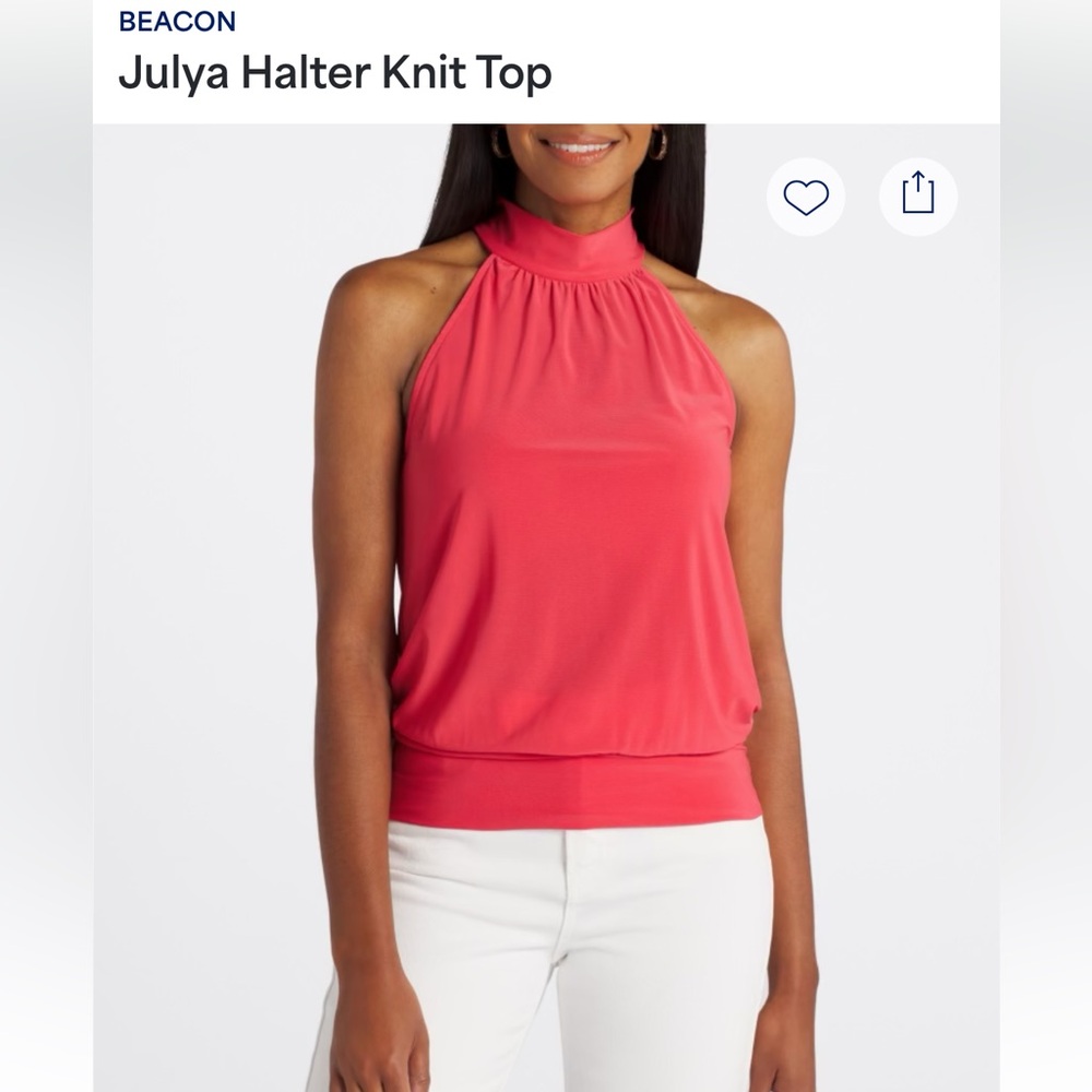 Julya Halter Knit Top
